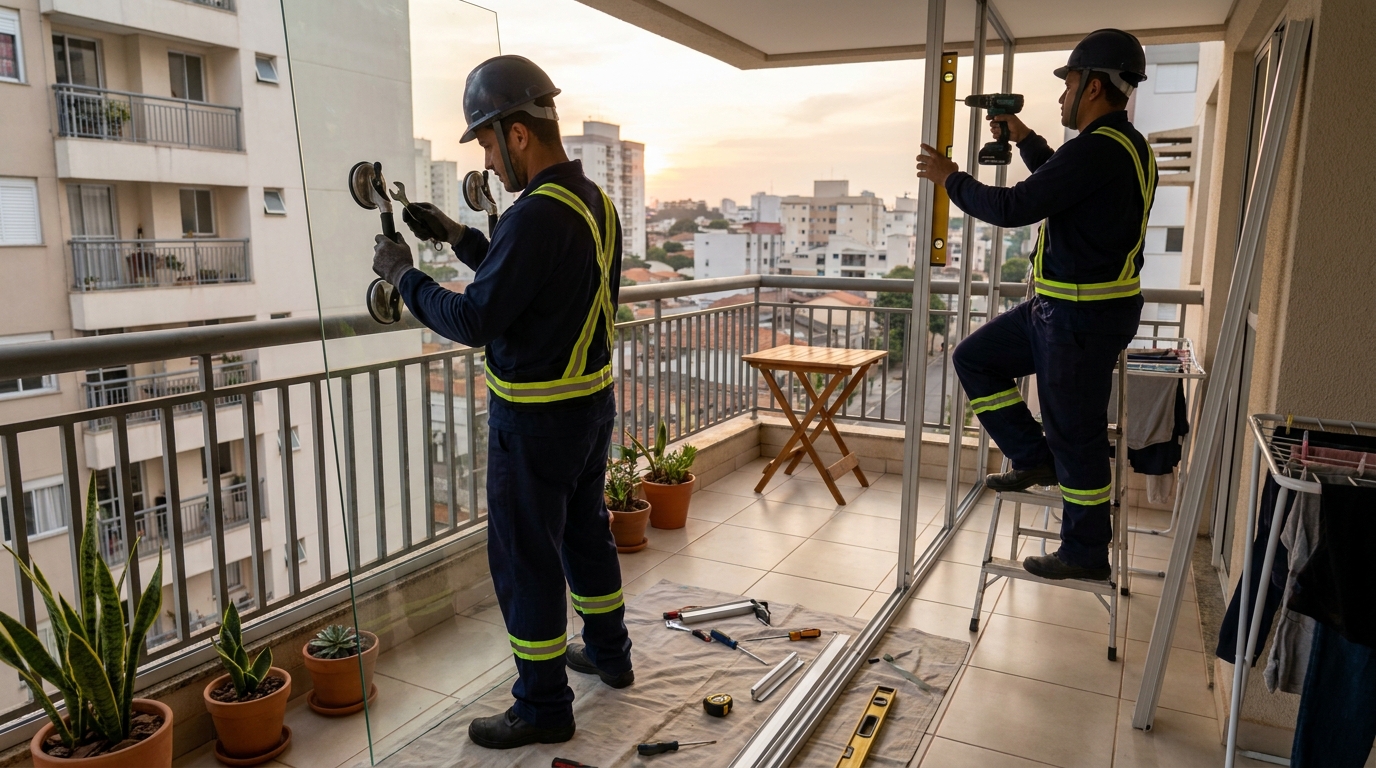 Divisórias em Vidro no Horto, Teresina‑PI
