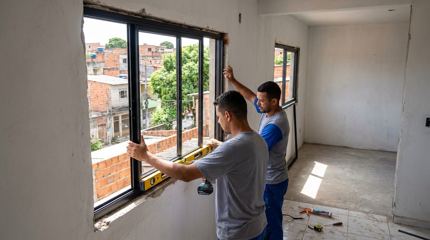 Produção de Portas e Janelas no Cabral, Teresina‑PI